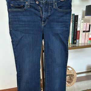 Levi's Women's Straight Leg Jeans - Dark Blue Wash